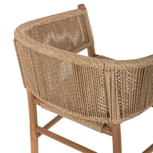 Irvine Hm9822 teak chair in natural color 64x56x76cm