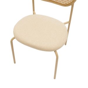James chair beige rattan
