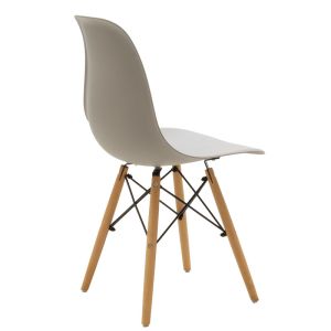 Chair Julita Art Wood Pp Grey-natural Leg 41x46x83cm