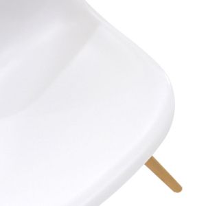 Chair Julita Art Wood Pp White-natural Leg 41x46x83cm