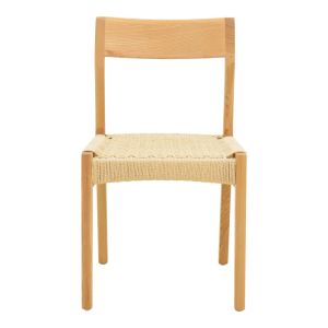KARLINDA CHAIR, NATURAL BEECH - NATURAL COLOR ROPE, 47.5X55X81CM