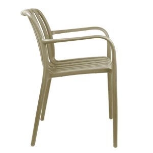 Karmen chair in cappuccino shade 58.5x54x80cm