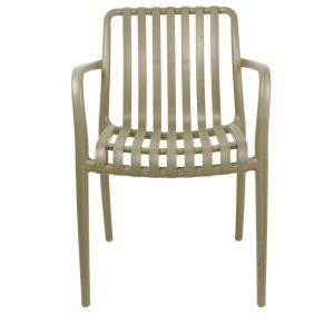 Karmen chair in cappuccino shade 58.5x54x80cm
