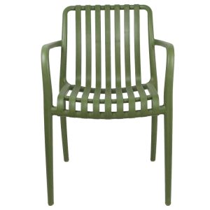 Karmen chair in dark green shade 58.5x54x80cm
