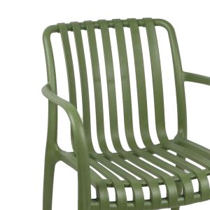 Karmen chair in dark green shade 58.5x54x80cm