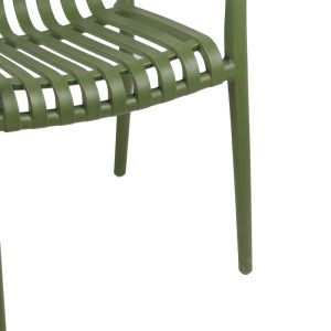 Karmen chair in dark green shade 58.5x54x80cm