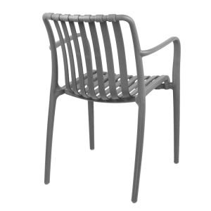 Karmen chair in anthracite color 58.5x54x80cm