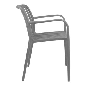 Karmen chair in anthracite color 58.5x54x80cm