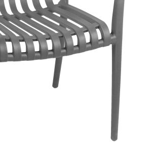 Karmen chair in anthracite color 58.5x54x80cm