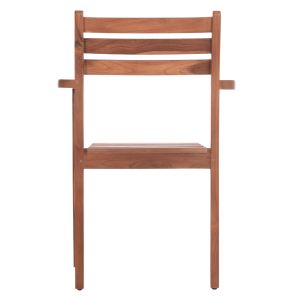 Стол Kempo Hm6358 тиково дърво в естествен цвят --58x58,5x88всм.