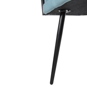 Chair Luanda Vivian plush turquoise Hm8741,05 60x54x78