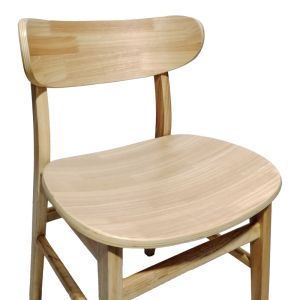 Стол Lumnia от каучуково дърво в естествен нюанс 46x50x76см