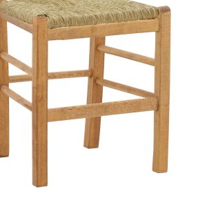 Marf-charchie chair made of solid wood, walnut color, 41x42x92cm