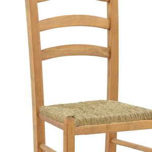 Marf-charchie chair made of solid wood, walnut color, 41x42x92cm