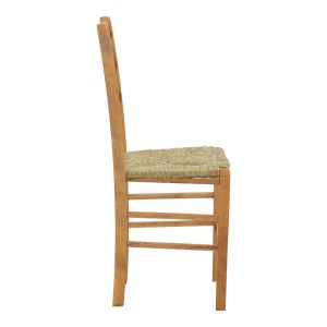 Marf-charchie chair made of solid wood, walnut color, 41x42x92cm