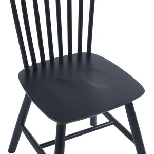 Melia chair made of rubber wood in a black shade 45x51x87cm