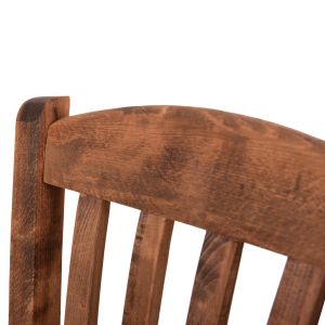 Monte chair Hm10383.01 beech wood in walnut-seagrass rush-matte seat 43x41x87hcm.