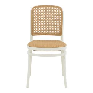 Nereus chair white polypropylene 45x43x84cm