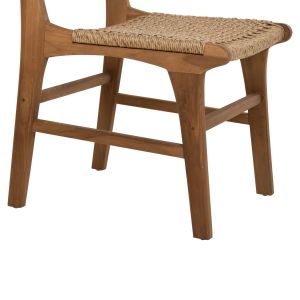 Nesha Hm9386,11 teak chair with rattan back 46x57x86hcm