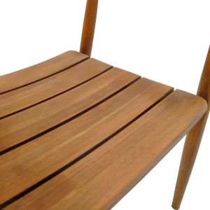 Noody teak chair in natural shade 62x55x75cm