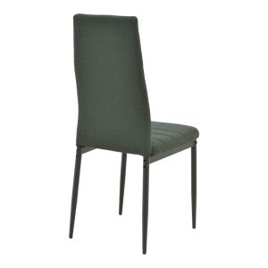 Стол Parker с плат в антрацитен цвят с черни метални крака 39.5x48x95см