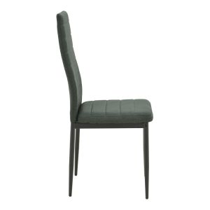 Стол Parker с плат в антрацитен цвят с черни метални крака 39.5x48x95см