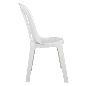 Chair Pastic Vienna white 303002010 44x50x87cm Hm0006