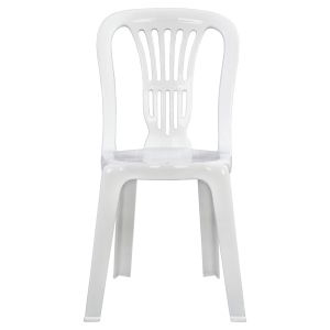 Chair Pastic Vienna white 303002010 44x50x87cm Hm0006