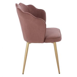 Princess Avie plush chair ash rose Hm8737,02 48x48x85cm