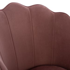 Princess Avie plush chair ash rose Hm8737,02 48x48x85cm