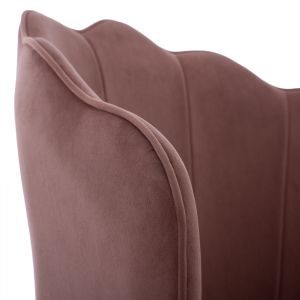 Princess Avie plush chair ash rose Hm8737,02 48x48x85cm