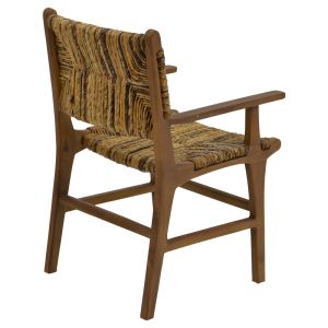 Refane chair natural teak wood-banana rope 55x60x85cm