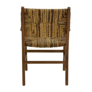 Refane chair natural teak wood-banana rope 55x60x85cm