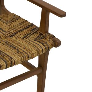 Refane chair natural teak wood-banana rope 55x60x85cm