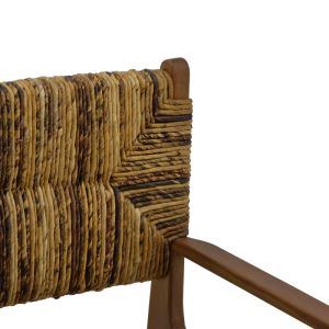 Refane chair natural teak wood-banana rope 55x60x85cm