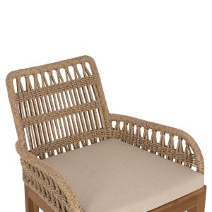 Chair Stardom Hm9760,01 made of solid teak wood in natural color Color 57x65x83hcm