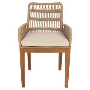 Chair Stardom Hm9760,01 made of solid teak wood in natural color Color 57x65x83hcm