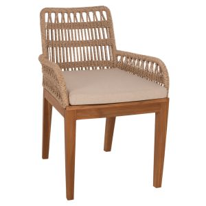 Chair Stardom Hm9760,01 made of solid teak wood in natural color Color 57x65x83hcm
