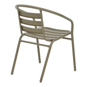 Tade metal chair in champagne color 54x62x74cm