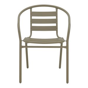 Tade metal chair in champagne color 54x62x74cm