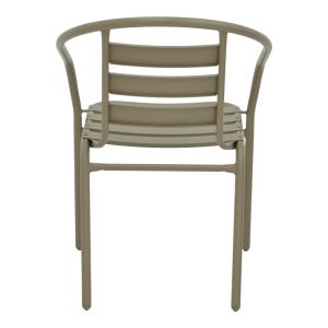 Tade metal chair in champagne color 54x62x74cm