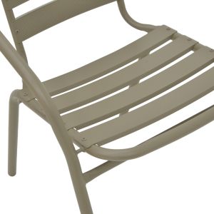 Tade metal chair in champagne color 54x62x74cm