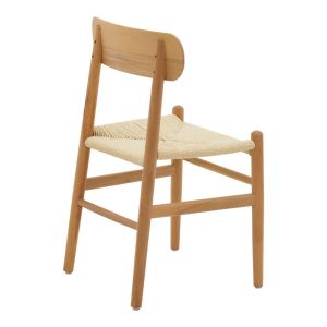 Thomas chair, natural wood, seat, macrame ropes, 44x36x79cm