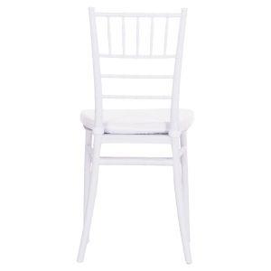 Стол Tiffany с възглавница Hm21104 бял полипропилен 39x47x89hсм.
