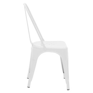 Chair Utopia metal white 44x44x85cm