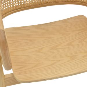 Wenzy chair, mahogany wood Toon 58x58x82cm
