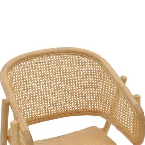 Wenzy chair, mahogany wood Toon 58x58x82cm