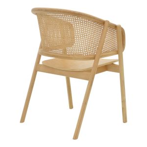 Wenzy chair, mahogany wood Toon 58x58x82cm