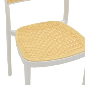Westley chair white polypropylene 55x47x81cm