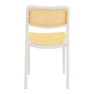 Westley chair white polypropylene 55x47x81cm
